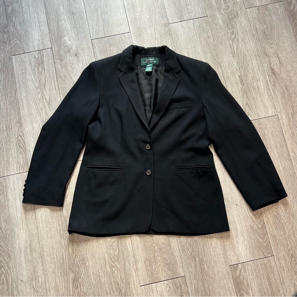 Lauren Ralph Lauren Vtg Black Women's Blazer